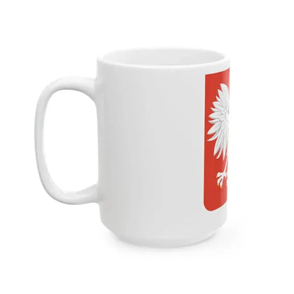 Coat of arms of Poland (1955-1980) - White Coffee Mug - Go Mug Yourself
