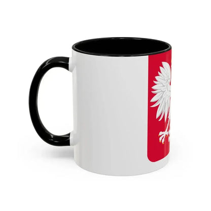 Coat of arms of Poland (1980-1990) - Accent Coffee Mug - Go Mug Yourself