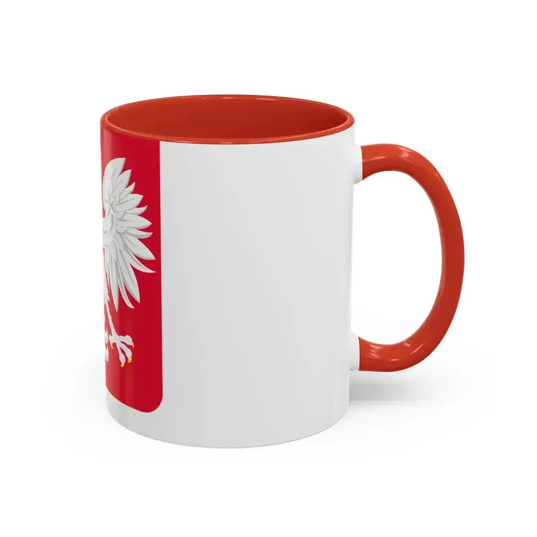 Coat of arms of Poland (1980-1990) - Accent Coffee Mug - Go Mug Yourself