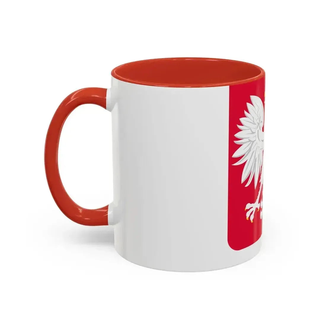 Coat of arms of Poland (1980-1990) - Accent Coffee Mug - Go Mug Yourself