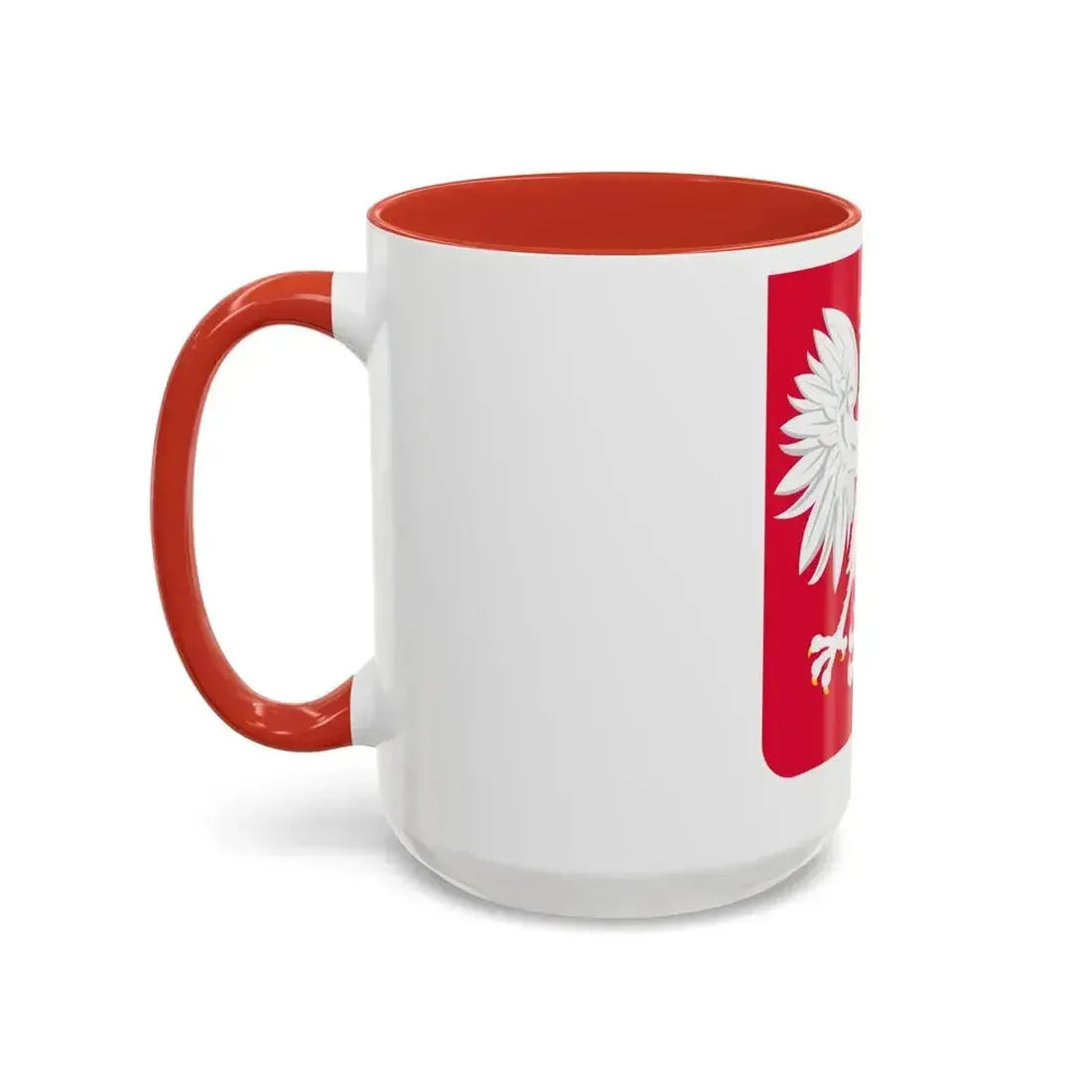 Coat of arms of Poland (1980-1990) - Accent Coffee Mug - Go Mug Yourself