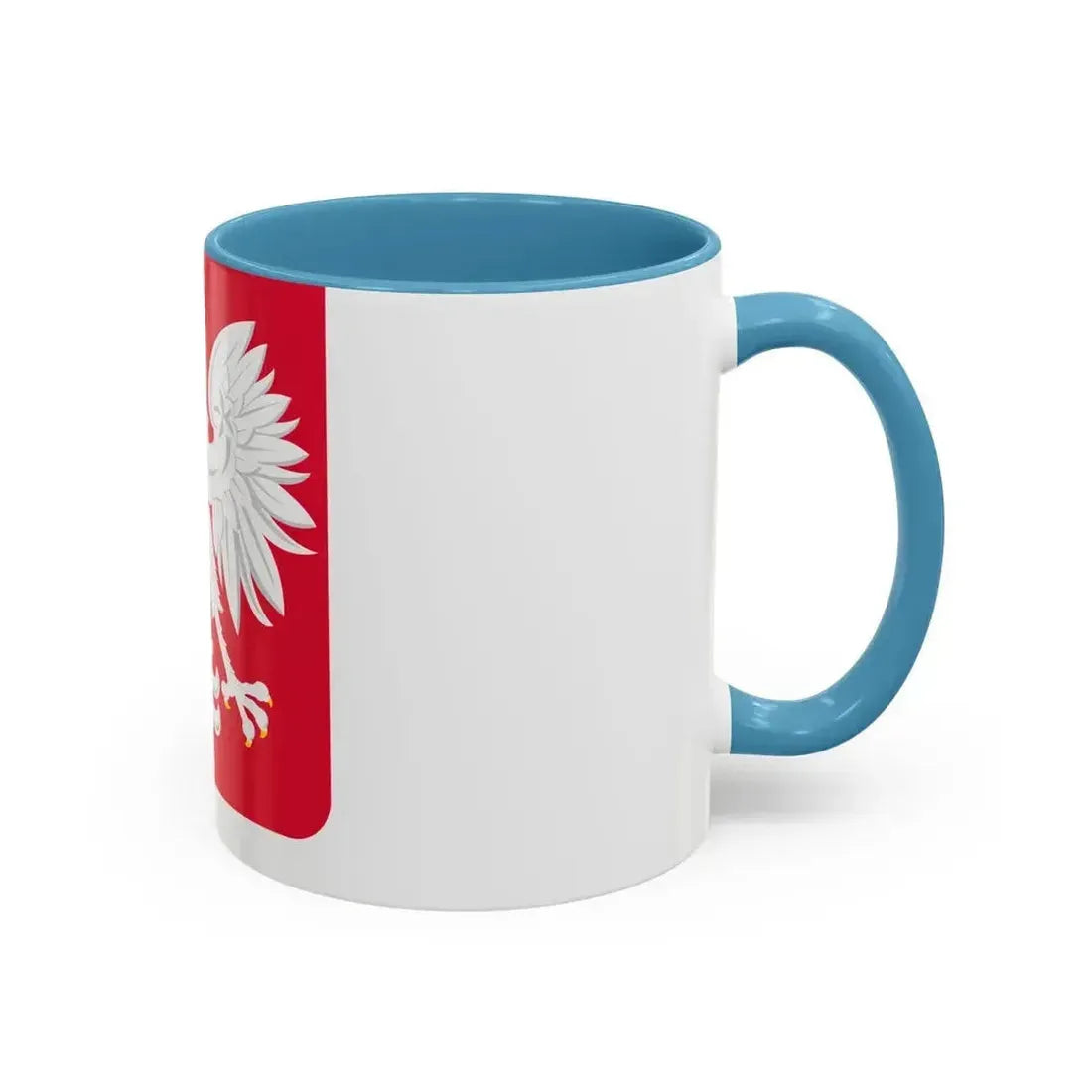 Coat of arms of Poland (1980-1990) - Accent Coffee Mug - Go Mug Yourself