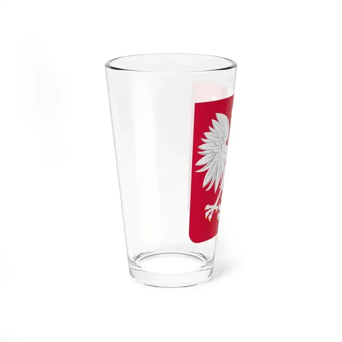 Coat of arms of Poland (1980-1990) - Pint Glass 16oz - Go Mug Yourself