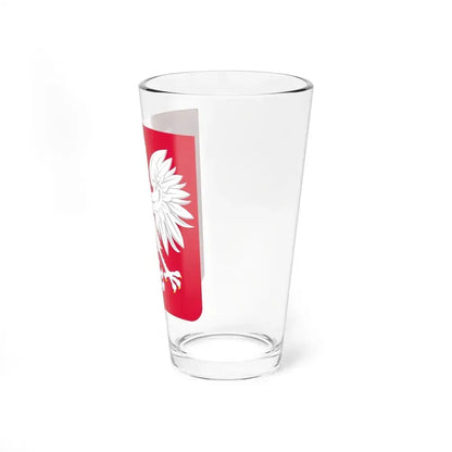 Coat of arms of Poland (1980-1990) - Pint Glass 16oz - Go Mug Yourself