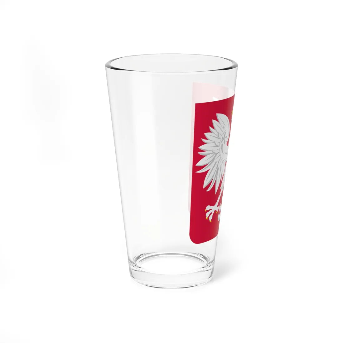 Coat of arms of Poland 1980-1990 (Poland) (Coat of Arms) Pint Glass 16oz - Go Mug Yourself