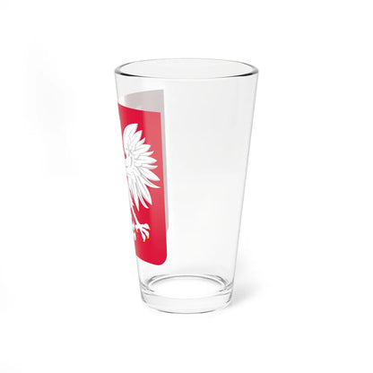 Coat of arms of Poland 1980-1990 (Poland) (Coat of Arms) Pint Glass 16oz - Go Mug Yourself