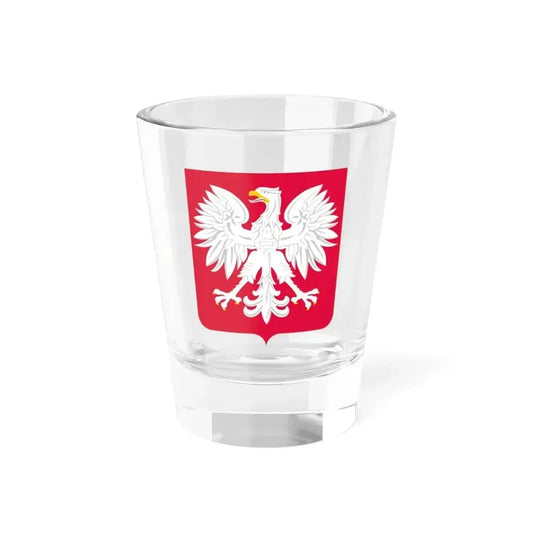 Coat of arms of Poland (1980-1990) - Shot Glass 1.5oz 1.5oz - Go Mug Yourself