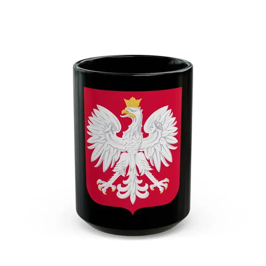 Coat of arms of Poland - Black Coffee Mug 15oz - Go Mug Yourself