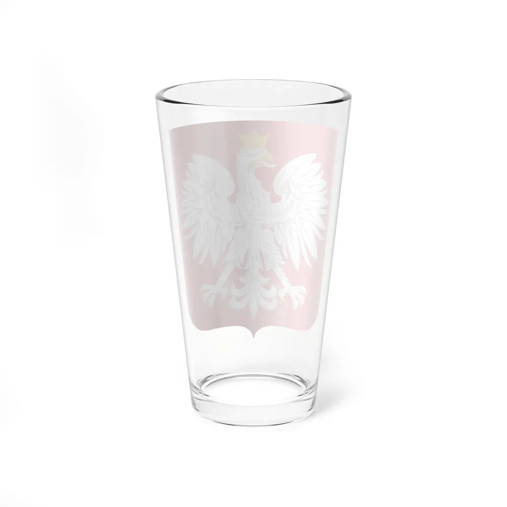 Coat of arms of Poland - Pint Glass 16oz-Go Mug Yourself