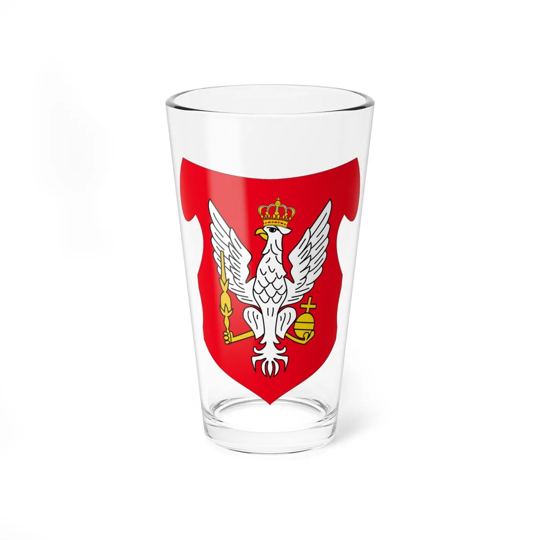 Coat of Arms of Poland Poniatowski (Poland) (Coat of Arms) Pint Glass 16oz 16oz - Go Mug Yourself