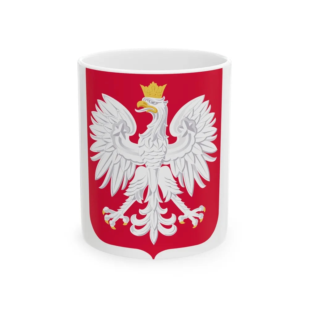 Coat of arms of Poland - White Coffee Mug-11oz-Go Mug Yourself