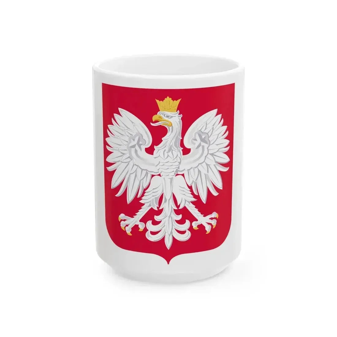 Coat of arms of Poland - White Coffee Mug 15oz - Go Mug Yourself