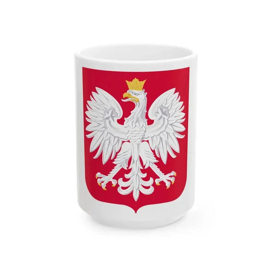 Coat of arms of Poland - White Coffee Mug 15oz - Go Mug Yourself