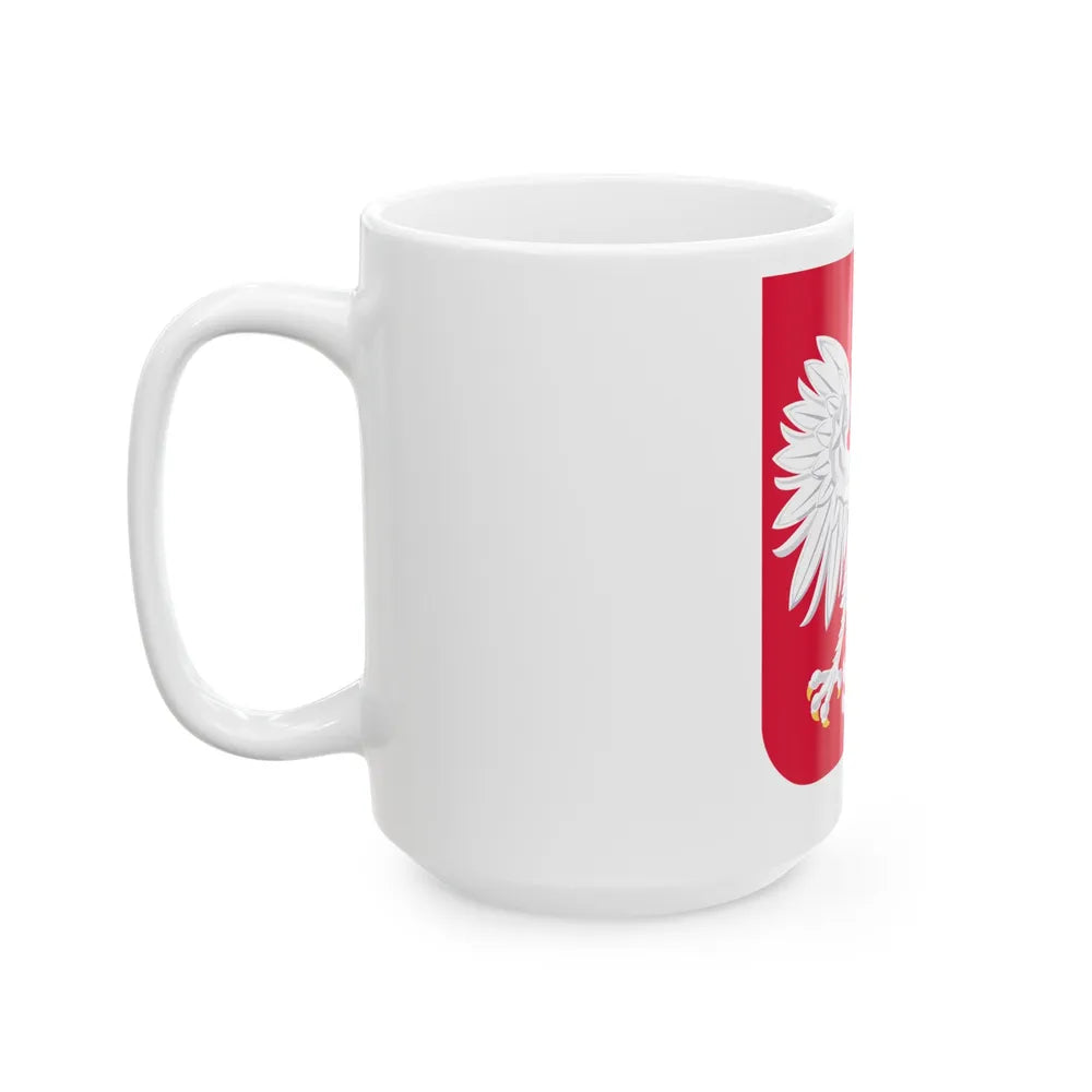 Coat of arms of Poland - White Coffee Mug-Go Mug Yourself