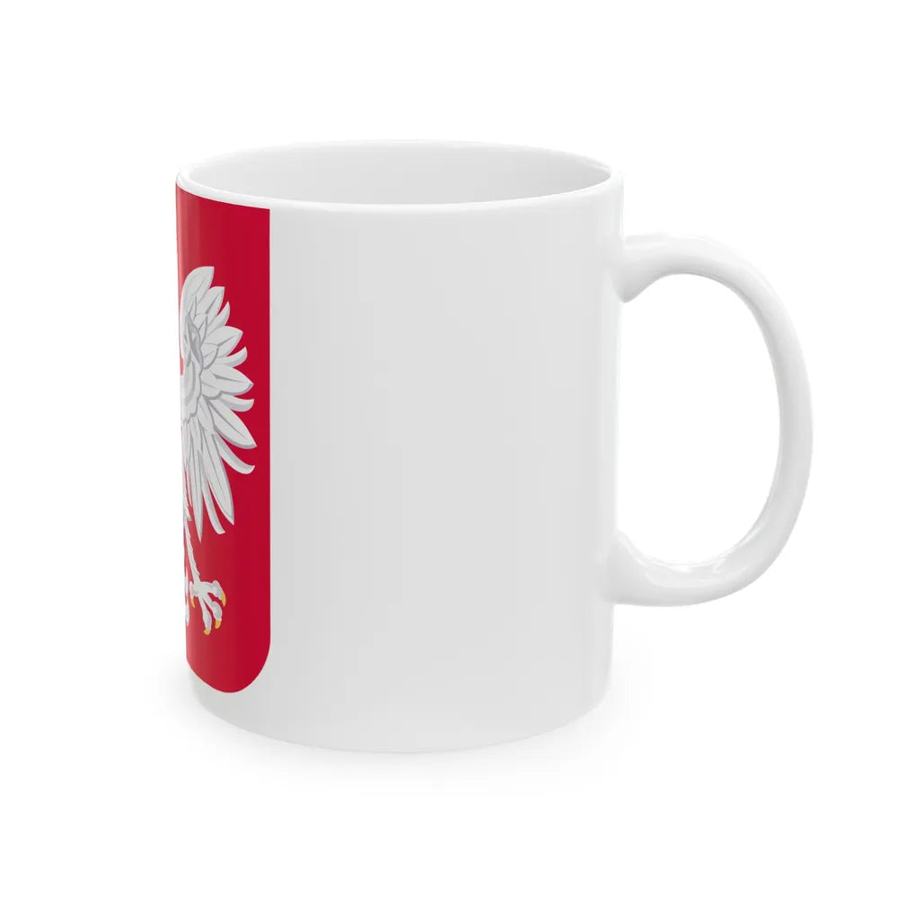 Coat of arms of Poland - White Coffee Mug-Go Mug Yourself