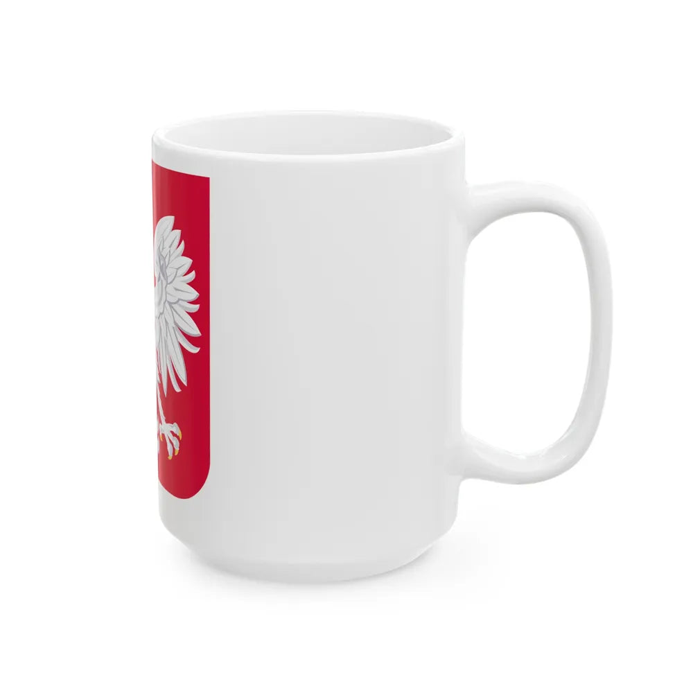 Coat of arms of Poland - White Coffee Mug-Go Mug Yourself