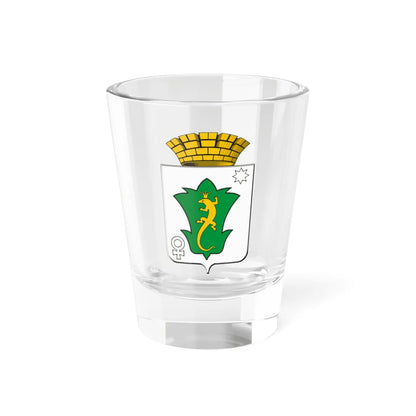 Coat of Arms of Polevskoy (Russia) (Coat of Arms) Shot Glass 1.5oz 1.5oz - Go Mug Yourself
