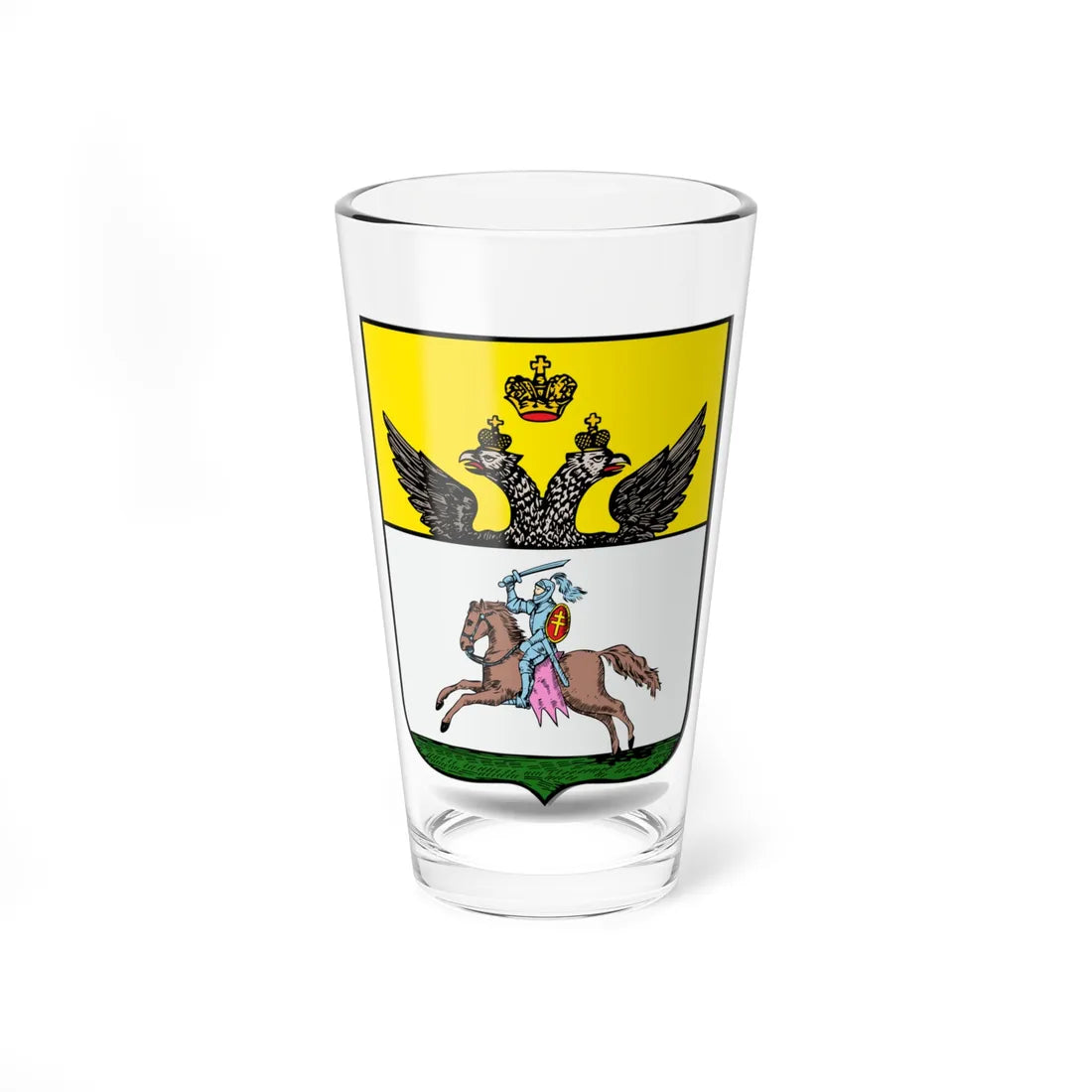 Coat of arms of Polotsk 1781 2 (Belarus) (Coat of Arms) Pint Glass 16oz 16oz - Go Mug Yourself