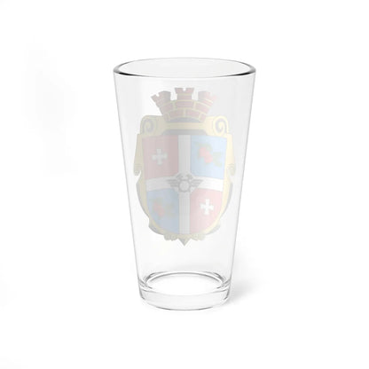 Coat of arms of Pomichna (Ukraine) (Coat of Arms) Pint Glass 16oz - Go Mug Yourself