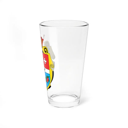 Coat of arms of Pomichna (Ukraine) (Coat of Arms) Pint Glass 16oz - Go Mug Yourself