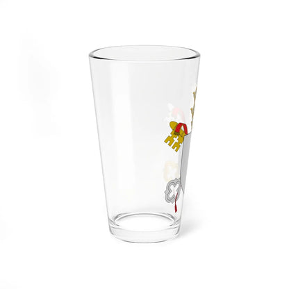 Coat of arms of Pope Benedict XI (Italy) (Coat of Arms) Pint Glass 16oz - Go Mug Yourself