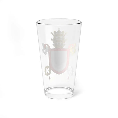 Coat of arms of Pope Benedict XII (Italy) (Coat of Arms) Pint Glass 16oz - Go Mug Yourself