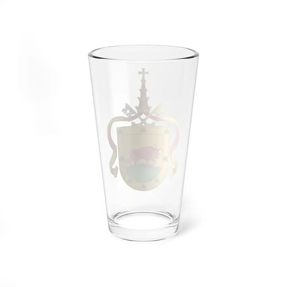 Coat of Arms of Pope Callixtus III (Italy) (Coat of Arms) Pint Glass 16oz - Go Mug Yourself