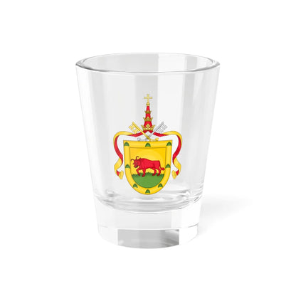 Coat of Arms of Pope Callixtus III (Italy) (Coat of Arms) Shot Glass 1.5oz 1.5oz - Go Mug Yourself