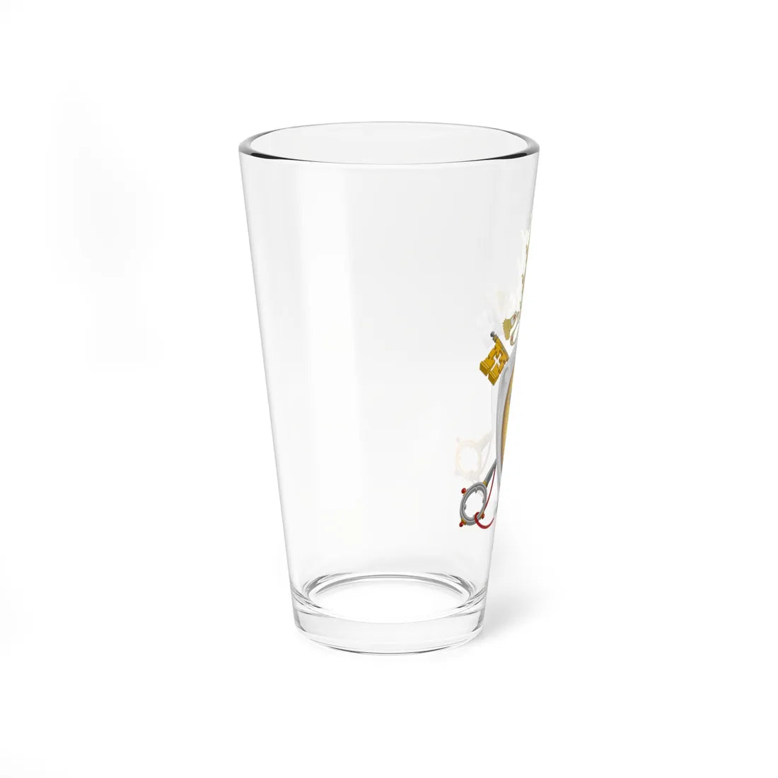 Coat of arms of Pope Paul III Farnese Baroque style representation (Italy) (Coat of Arms) Pint Glass 16oz - Go Mug Yourself