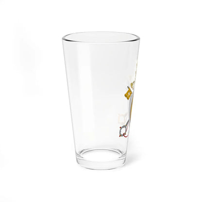 Coat of arms of Pope Paul III Farnese Baroque style representation (Italy) (Coat of Arms) Pint Glass 16oz - Go Mug Yourself