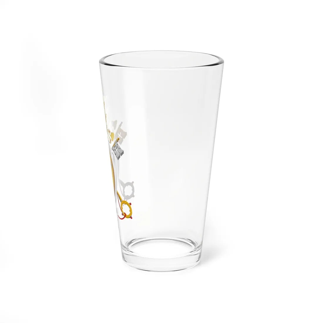 Coat of arms of Pope Paul III Farnese Baroque style representation (Italy) (Coat of Arms) Pint Glass 16oz - Go Mug Yourself