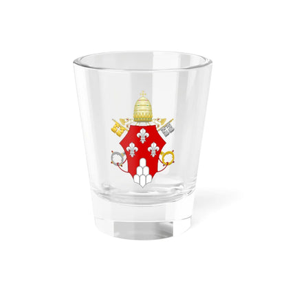 Coat of Arms of Pope Paul VI G. Montini (Italy) (Coat of Arms) Shot Glass 1.5oz 1.5oz - Go Mug Yourself