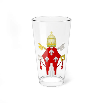 Coat of Arms of Pope Paul VI Montini (Italy) (Coat of Arms) Pint Glass 16oz - Go Mug Yourself