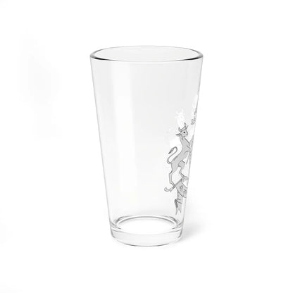 Coat of arms of Porbandar State (India) (Coat of Arms) Pint Glass 16oz - Go Mug Yourself