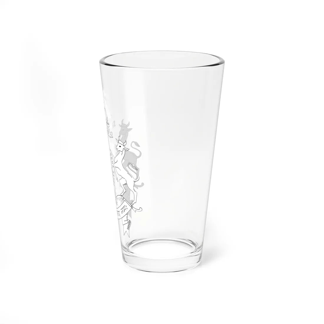 Coat of arms of Porbandar State (India) (Coat of Arms) Pint Glass 16oz - Go Mug Yourself