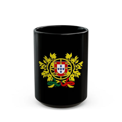 Coat of arms of Portugal - Black Coffee Mug-15oz-Go Mug Yourself