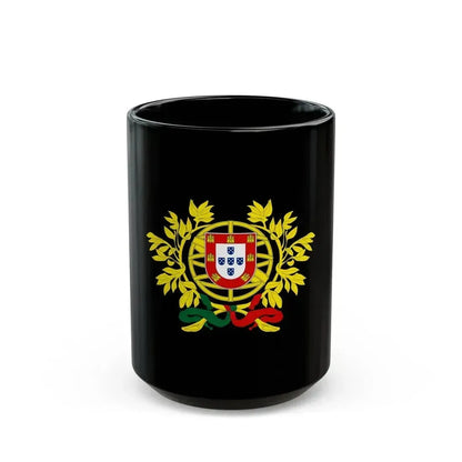 Coat of arms of Portugal - Black Coffee Mug 15oz - Go Mug Yourself