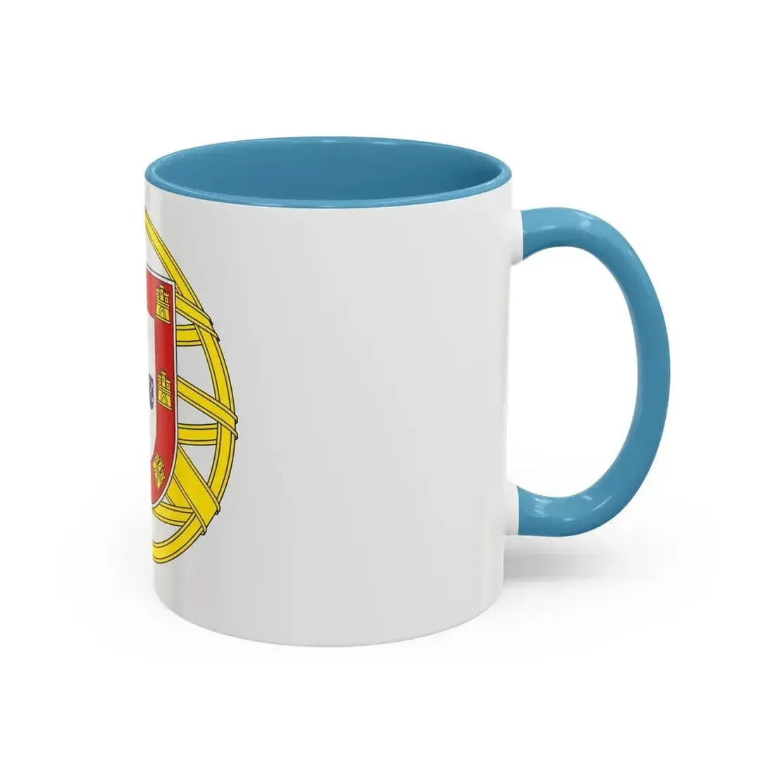 Coat of arms of Portugal (lesser) - Accent Coffee Mug - Go Mug Yourself