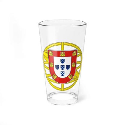 Coat of arms of Portugal (lesser) - Pint Glass 16oz 16oz - Go Mug Yourself