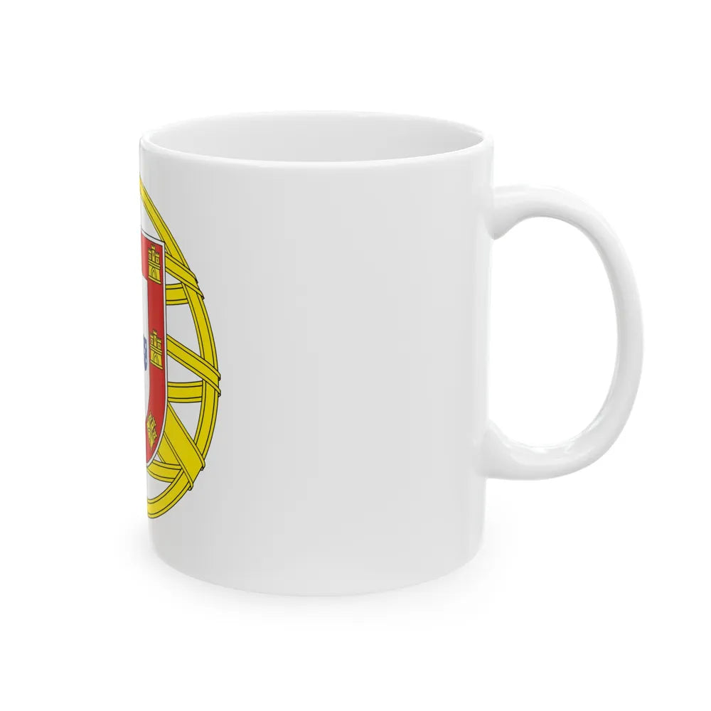 Coat of arms of Portugal (lesser) - White Coffee Mug-Go Mug Yourself