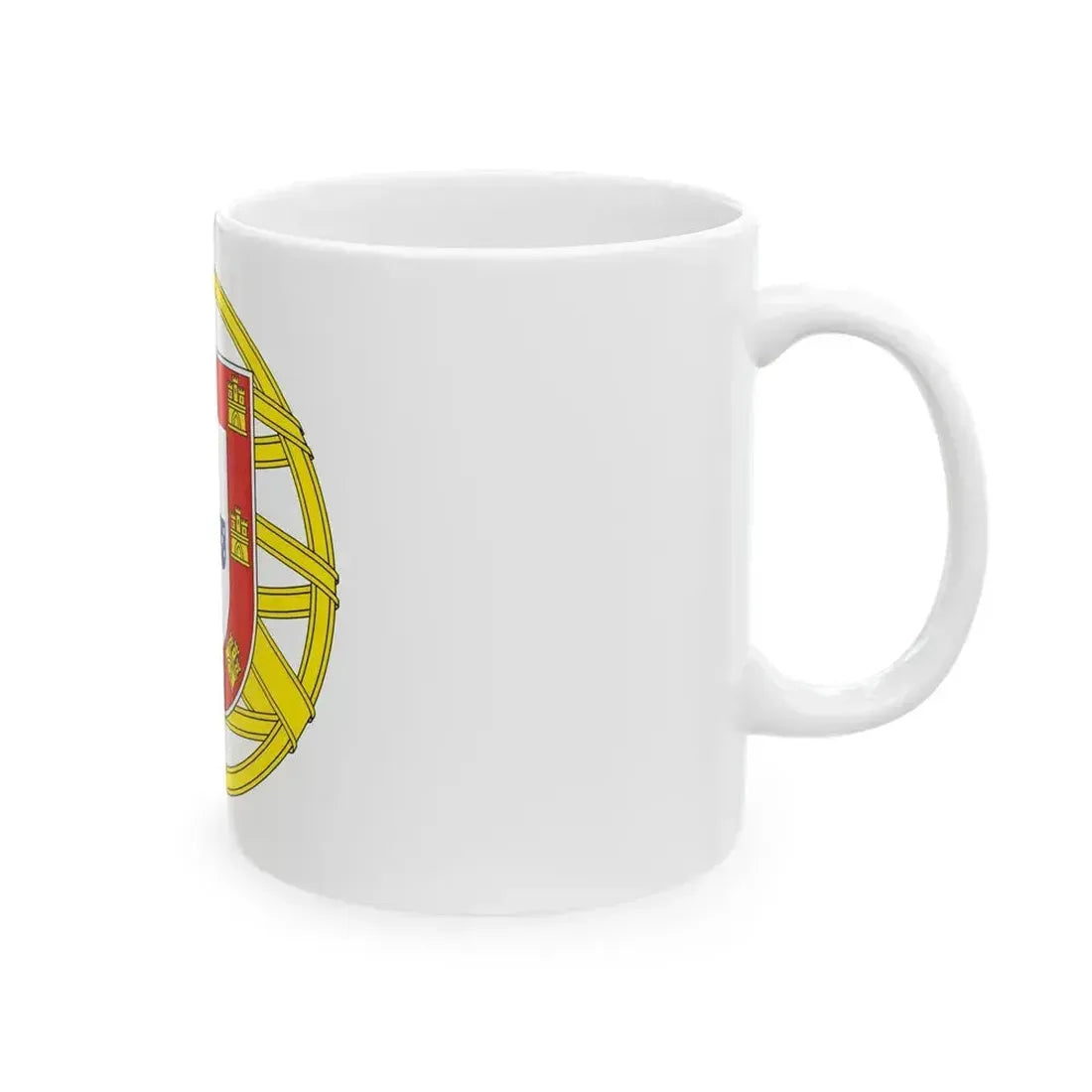 Coat of arms of Portugal (lesser) - White Coffee Mug - Go Mug Yourself
