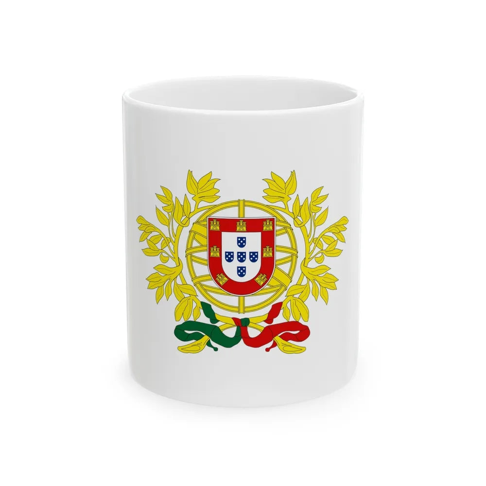 Coat of arms of Portugal - White Coffee Mug-11oz-Go Mug Yourself