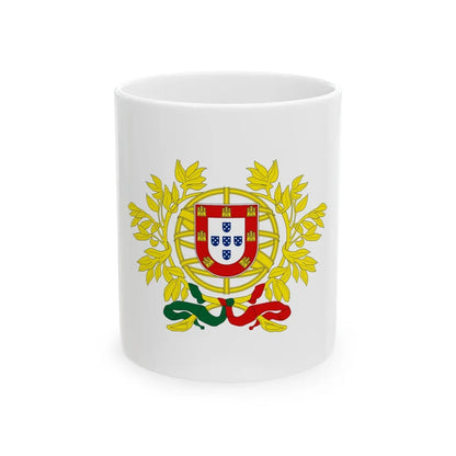 Coat of arms of Portugal - White Coffee Mug-11oz-Go Mug Yourself