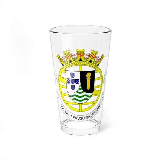 Coat of arms of Portuguese Guinea 1935-1951 (Guinea) (Coat of Arms) Pint Glass 16oz 16oz - Go Mug Yourself