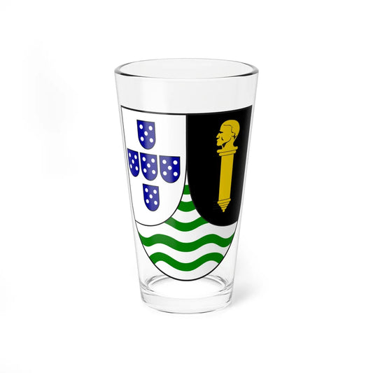 Coat of arms of Portuguese Guinea 1935-1974 lesser (Guinea) (Coat of Arms) Pint Glass 16oz 16oz - Go Mug Yourself