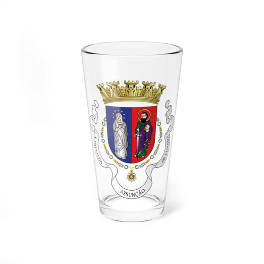 Coat of arms of Portuguese Luanda (Angola) (Coat of Arms) Pint Glass 16oz 16oz - Go Mug Yourself