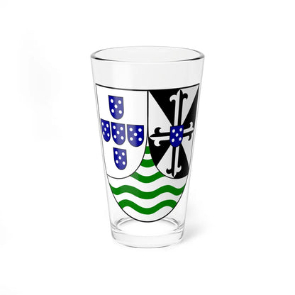 Coat of arms of Portuguese Timor 1935-1975 lesser (Coat of Arms) Pint Glass 16oz 16oz - Go Mug Yourself