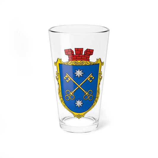 Coat of Arms of Potelych (Ukraine) (Coat of Arms) Pint Glass 16oz 16oz - Go Mug Yourself