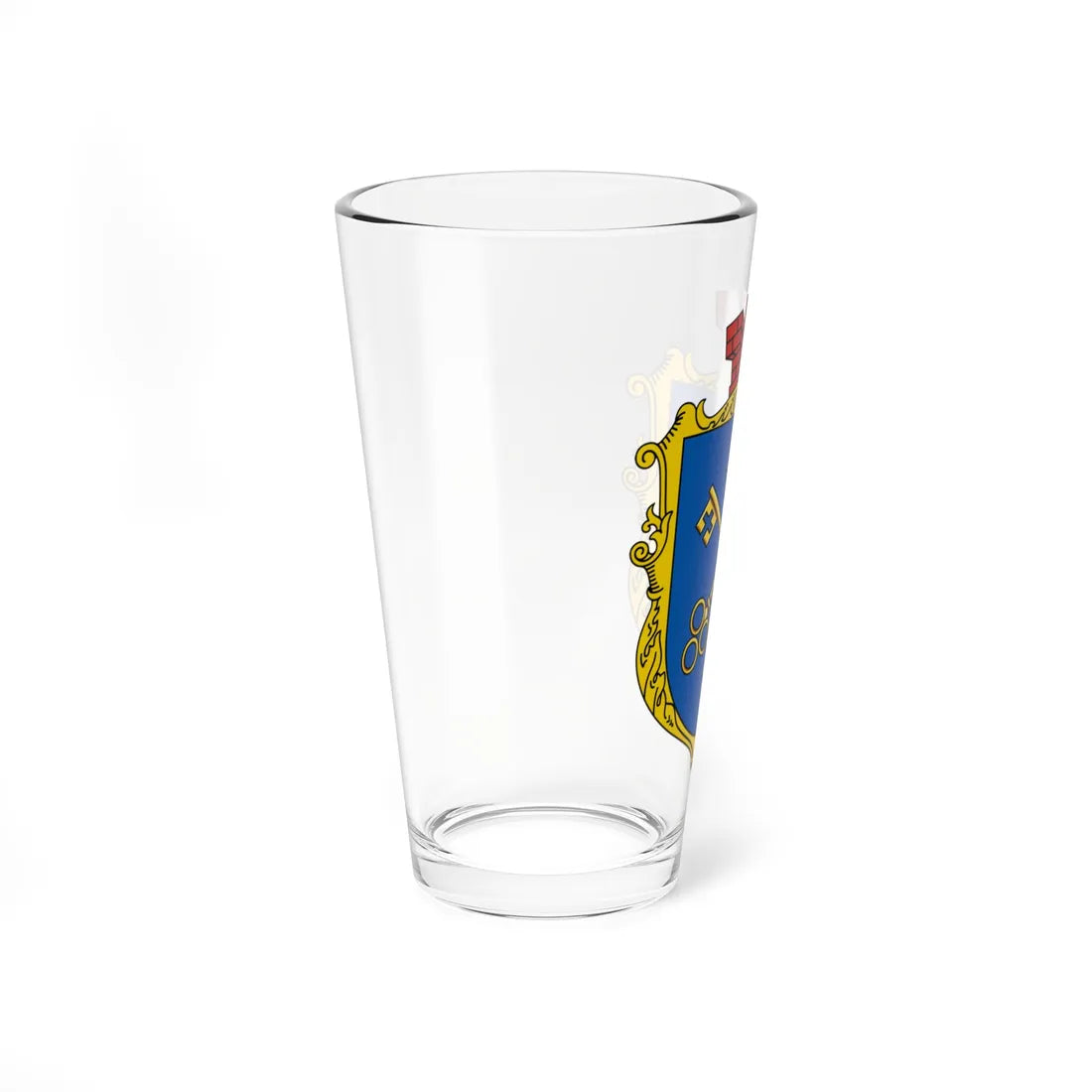 Coat of Arms of Potelych (Ukraine) (Coat of Arms) Pint Glass 16oz - Go Mug Yourself