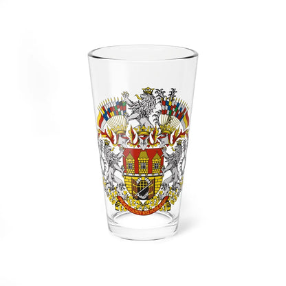 Coat of arms of Prague (Czech Republic) (Coat of Arms) Pint Glass 16oz 16oz - Go Mug Yourself
